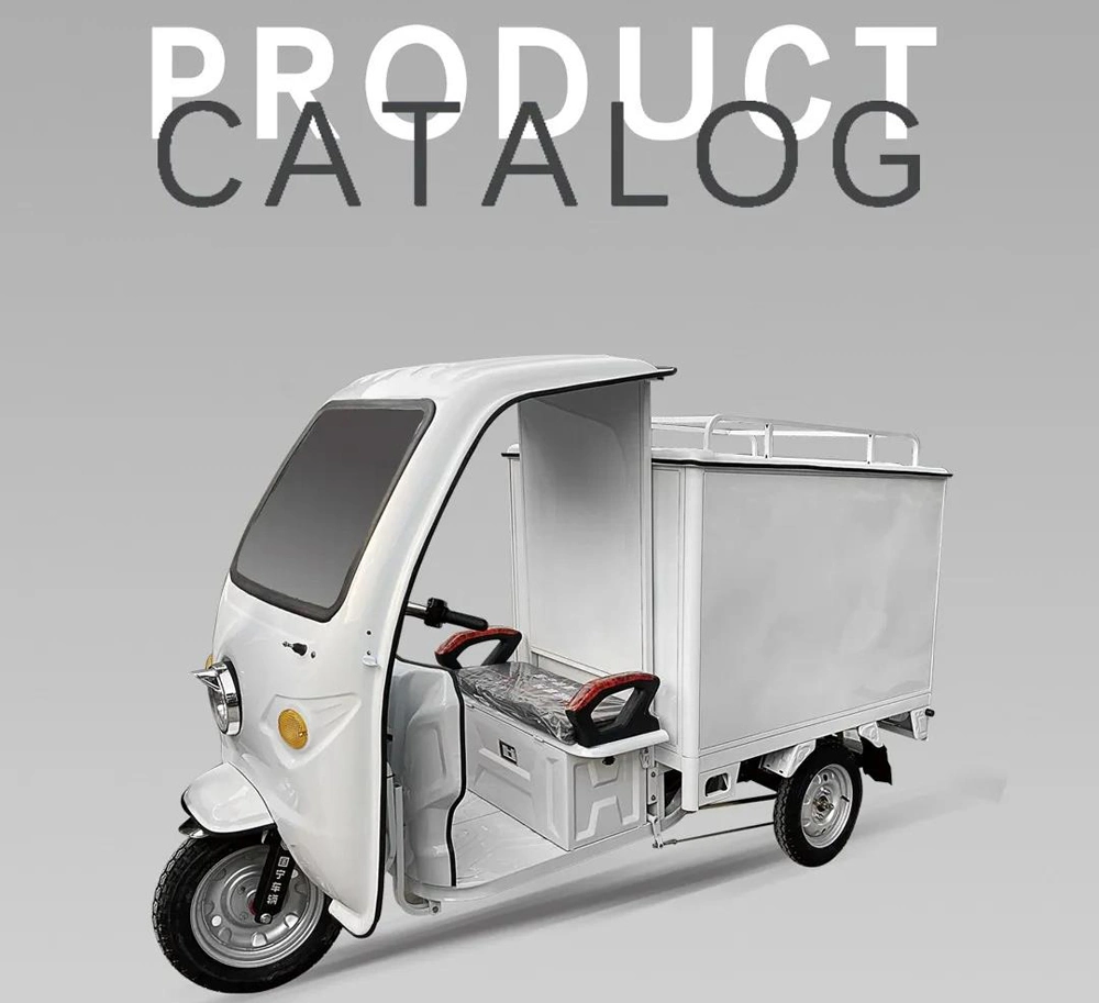 Motorized Tricycle Enclosed Cabin Electric Cargo 3 Wheel 90km Long Range and Saving Energy Big Cargo Box for Sale
