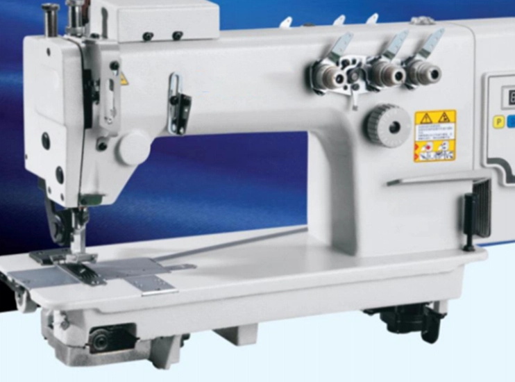 High Speed Direct-Drive Chain Stitch Industrial Sewing Machine with Puller Device