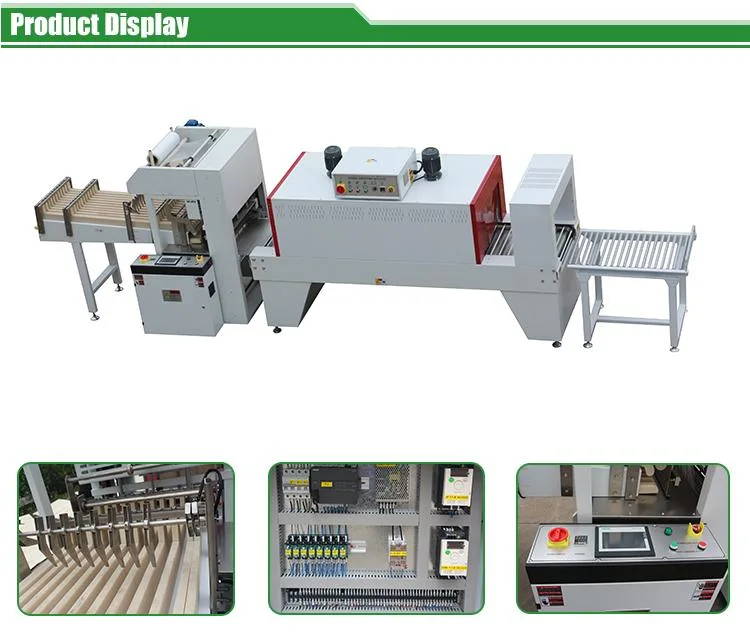 Multiple adhesive Material Color Tapes Automatic Shrink Wrapping Packaging Device for PE Film Shrinking