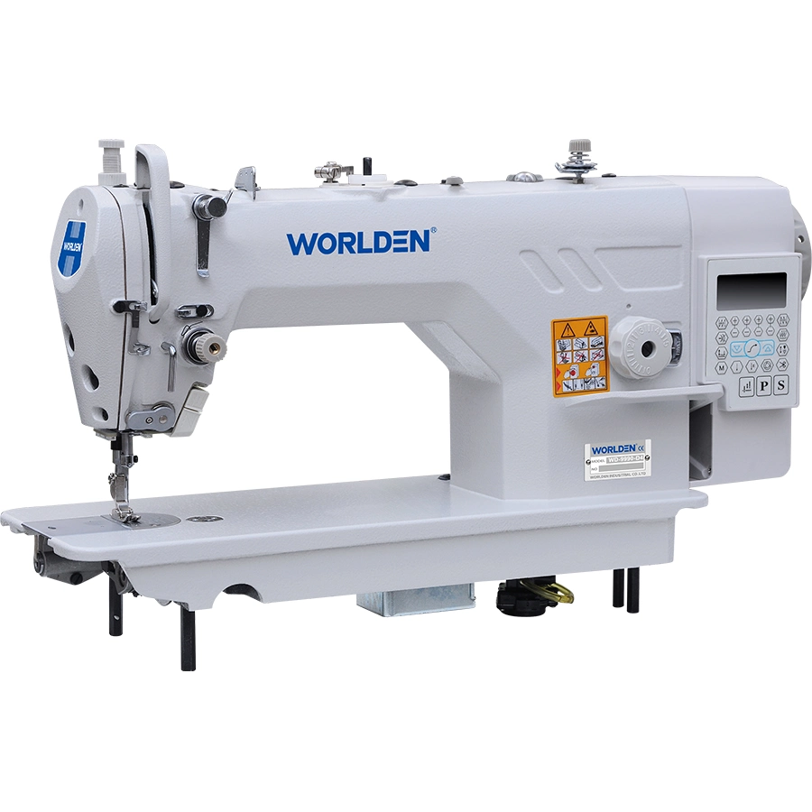 Wd-9990-D3/D4 Automatic Direct Drive Single Needle Industry Lockstitch Sewing Machine with Auto-Trimmer &amp; Auto Reversing Stitch