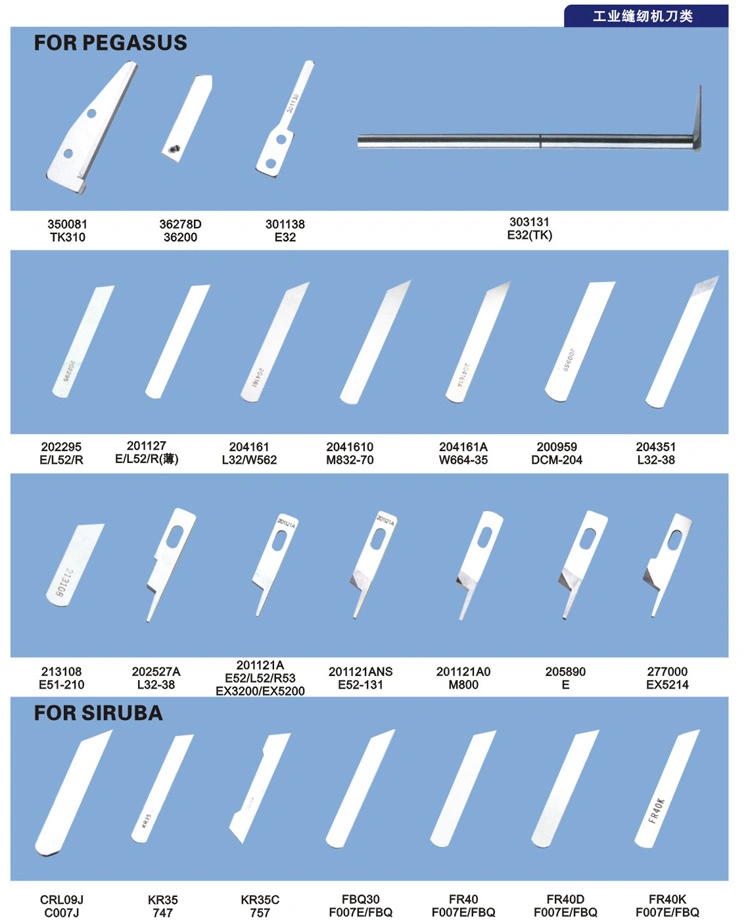 knives for Sewing Machinery -1