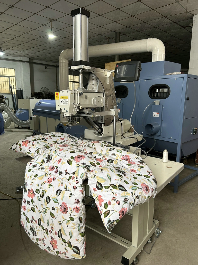 Automatic Pillow Cushion Pattern Sewing Machine Sofa Car Seat Cushion Circle Tacking Machine Cushion DOT Making Sewing Machine