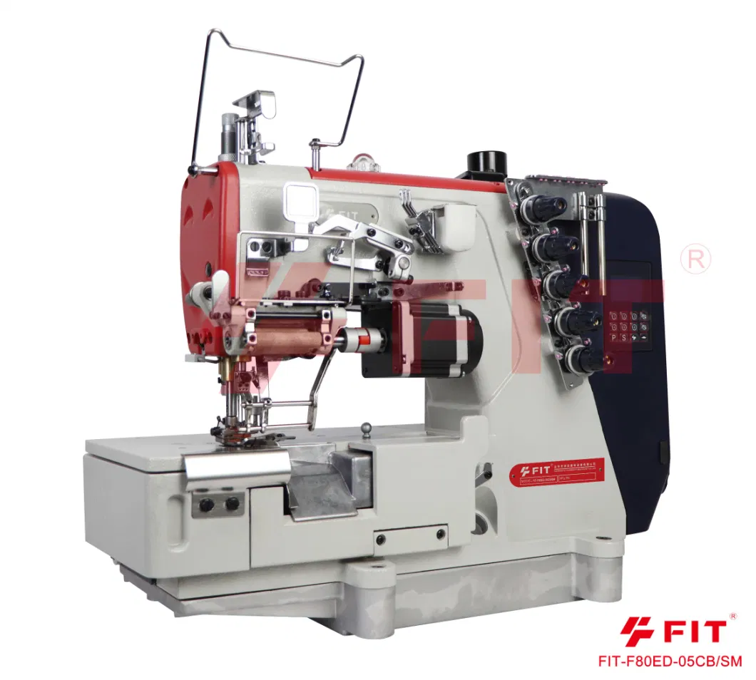 Fit-F80-05 Elastic/Lace Attaching with Right Side Fabric Trimmer Interlock Sewing Machine