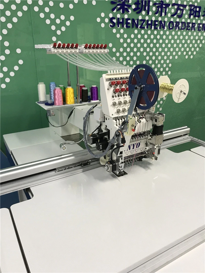 Good Quality Wonyo Computerized Single Head Sequin and Cording Embroidery Machine