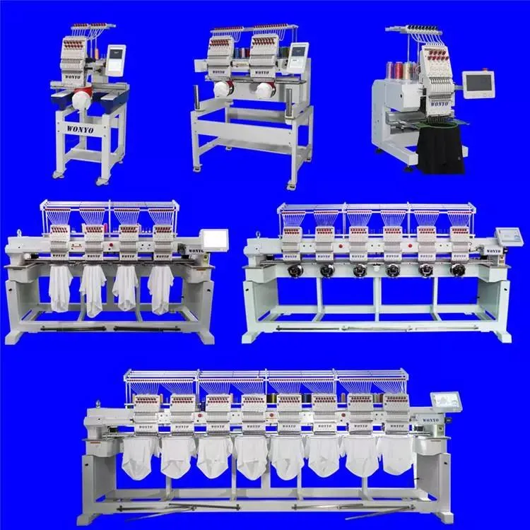 Wonyo 3 Heads Sewing Machine Industrial Computer Embroidery Machine Price