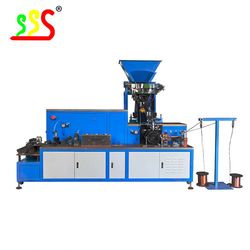 Automatic Coil Nail Making Machine with Rubber Putting Device