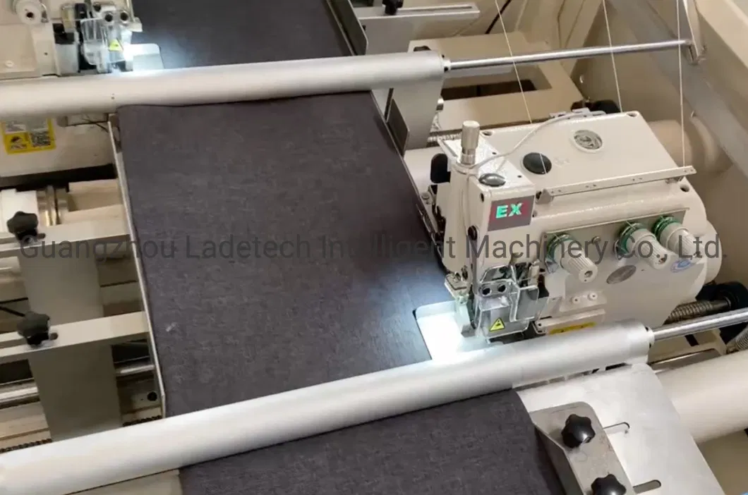 Left and Right Double Head Mattress Border Side Serging Machine