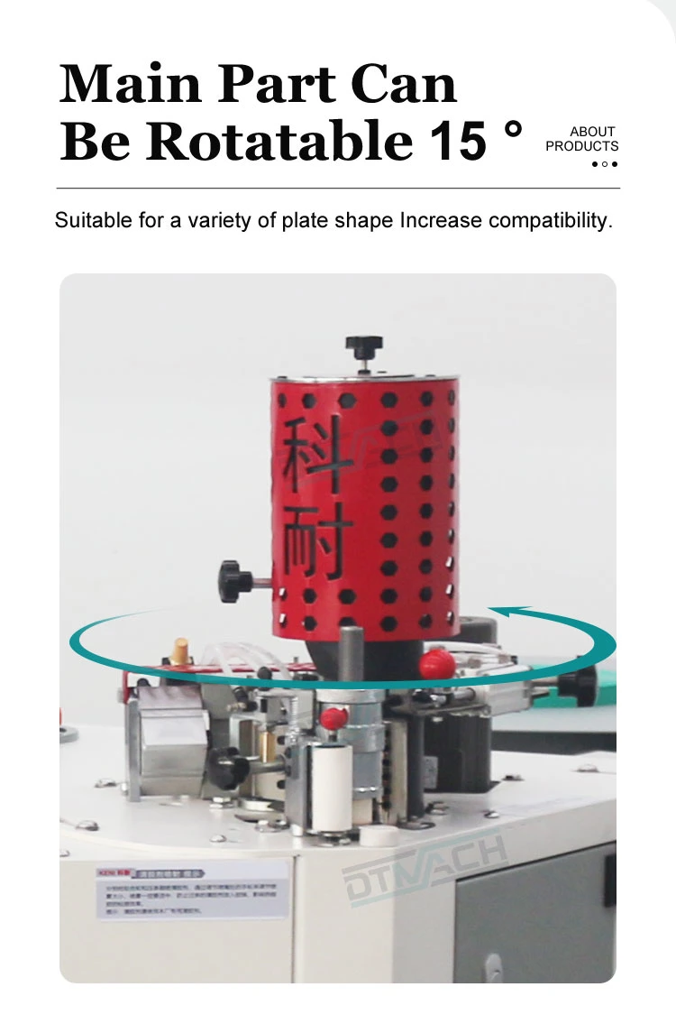 Dtmach Kn-620-3 Plywood MDF Special Shape Edge Banding Machine Curve and Straight