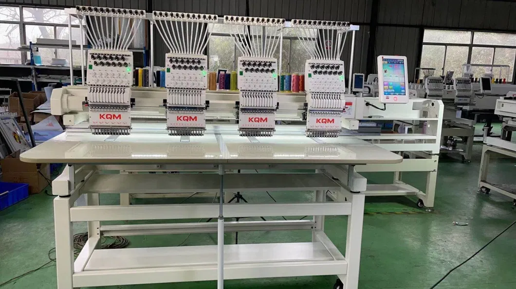 Kqm Factory 4 Head Multi Needle Computer Sewing Machine Embroidery Machine in China