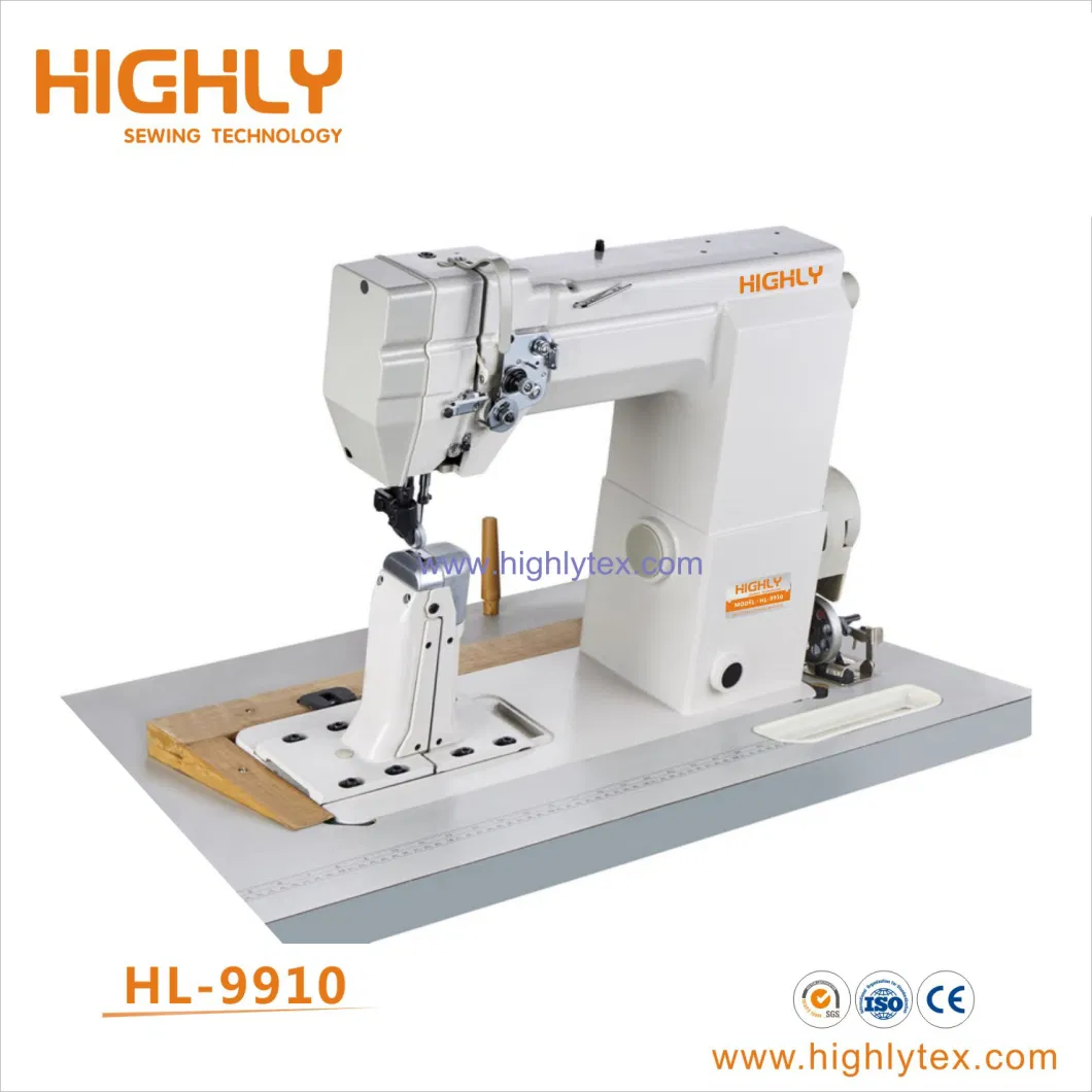 Hl-491 Post Bed Wheel Feeding Heavy Duty Shoes Sewing Machine