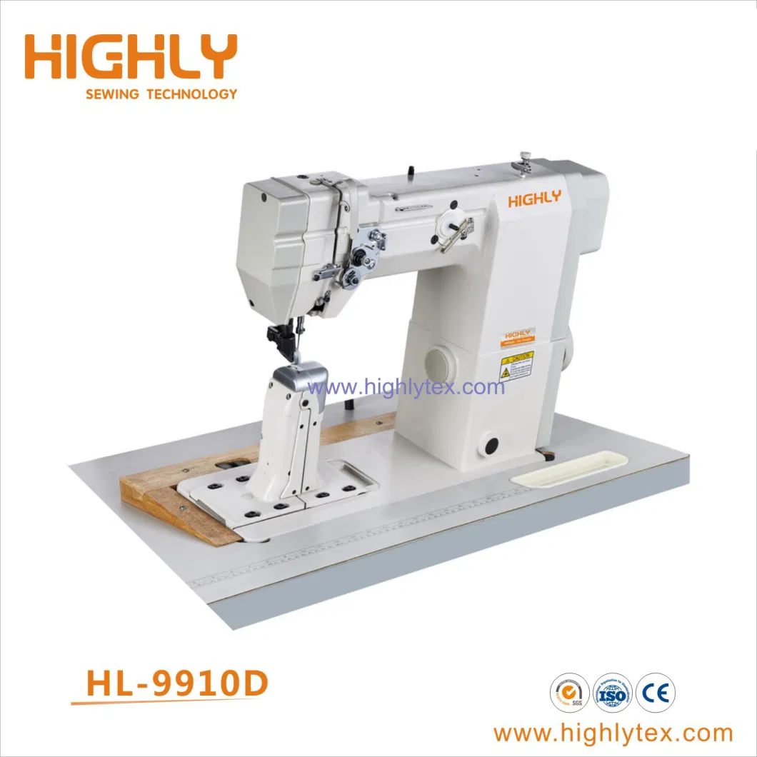 Hl-491 Post Bed Wheel Feeding Heavy Duty Shoes Sewing Machine