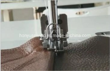 HY-1580B-7 Double Needle Compound Feed leather sewing machine, heavy duty sewing machine