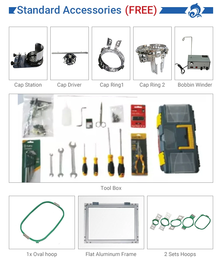 Fuja Multi Needle Personalized Flat Embroidery Computerized Embroidery Machine Price