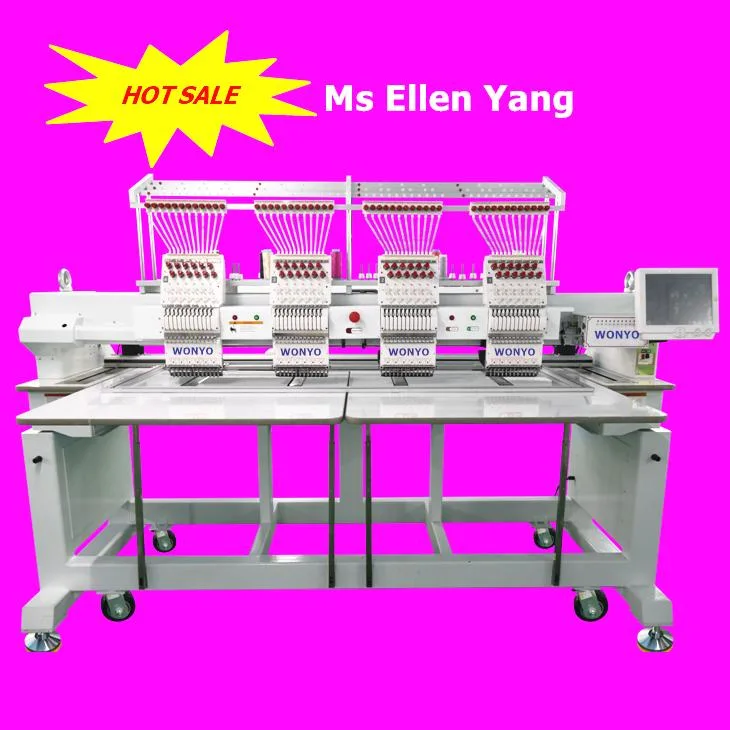 Wonyo Multi Head High Speed Embroidery Machine Industrial Use Wy1204CH