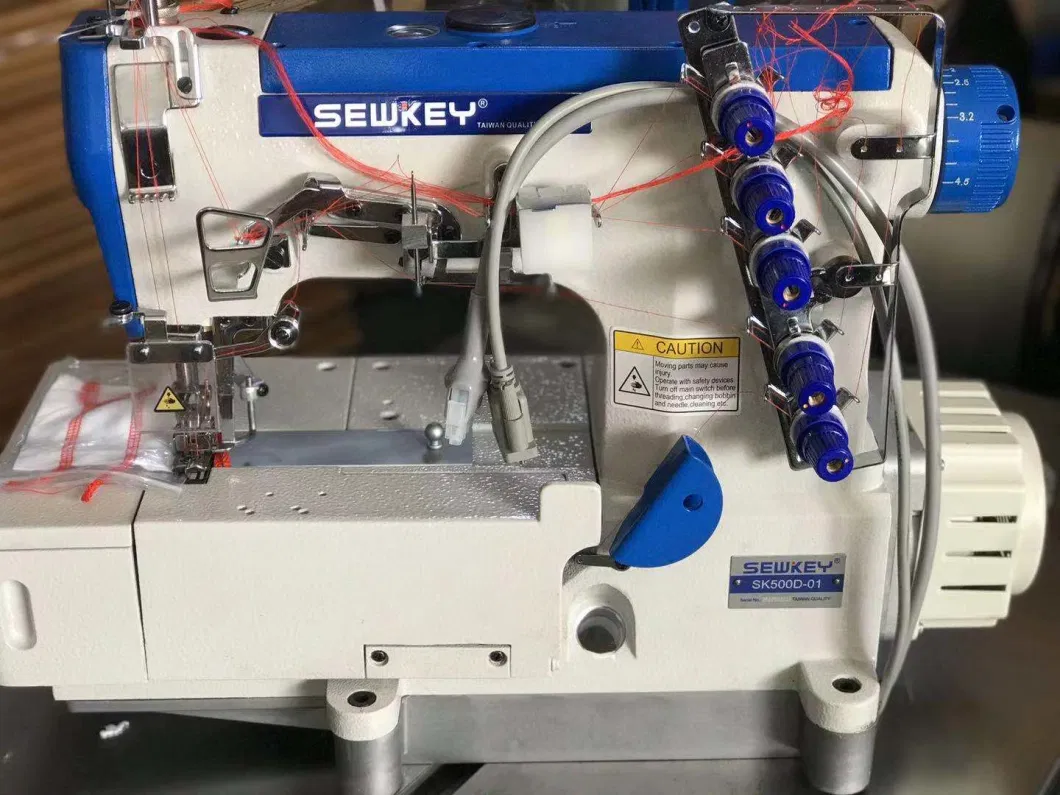 Sk500d-01CB/Ut Direct-Drive Automatic Thread Cutting Interlock Sewing Machine