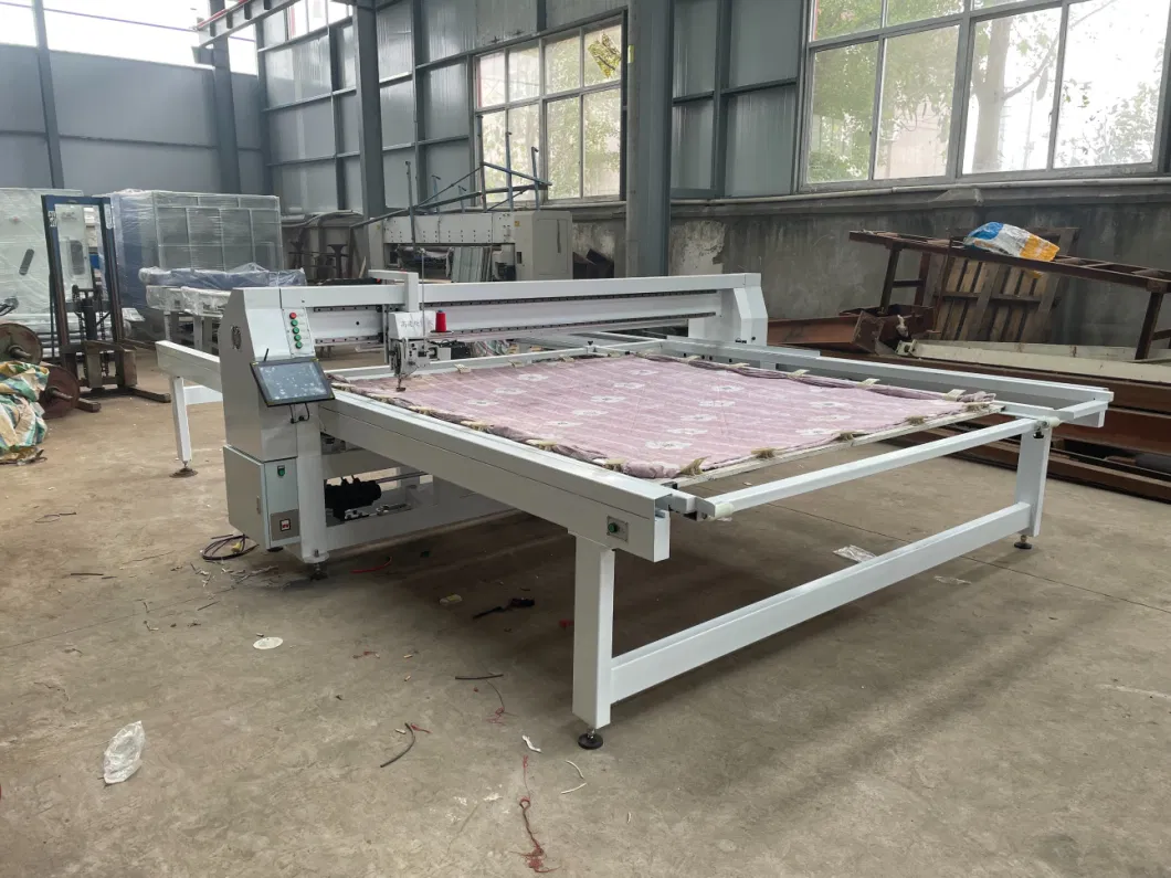 Automatic Thread Trimming Function Computerized Industrial Single Needle Head Bedcovering Mattress Quilting Machine