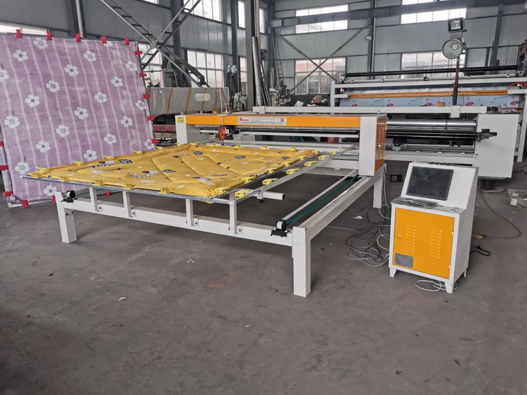 Multi Needle Bedding Quilting Machine Citation Blanket Machine Price Bed Sheet Sewing Making Machine