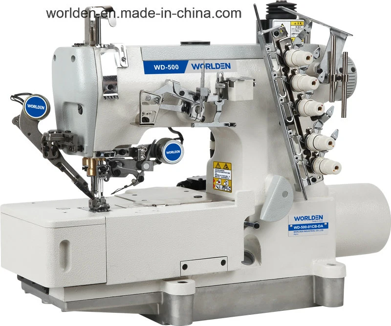 Wd-500-01da-Ut Direct Drive and Auto-Trimmer High Speed Flat-Bed Interlock Sewing Machine