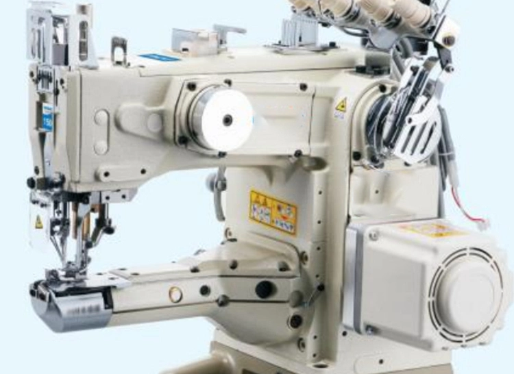 Industrial Apparel machinery Automatic Vertical Cylinder Bed Interlock Sewing Machine