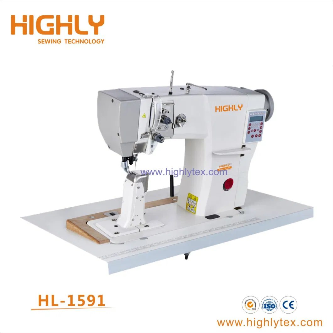 Hl-491 Post Bed Wheel Feeding Heavy Duty Shoes Sewing Machine