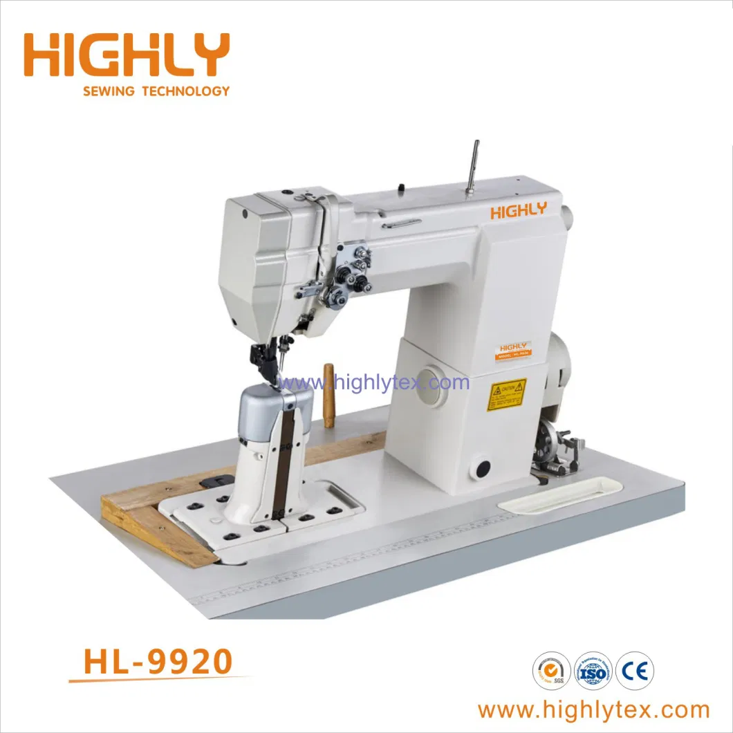 Hl-491 Post Bed Wheel Feeding Heavy Duty Shoes Sewing Machine