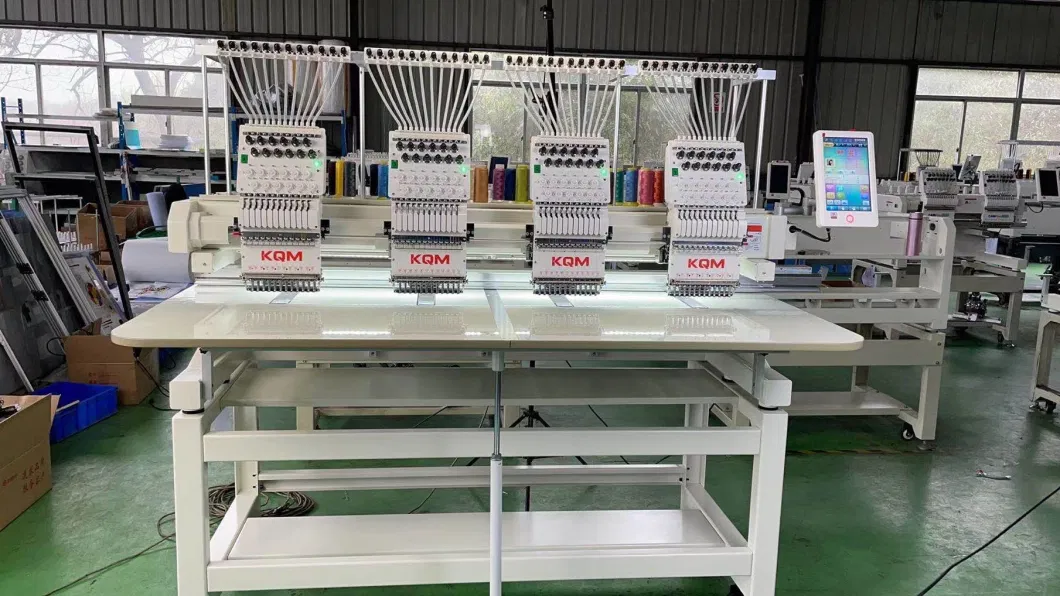 Kqm Factory 4 Head Multi Needle Computer Sewing Machine Embroidery Machine in China