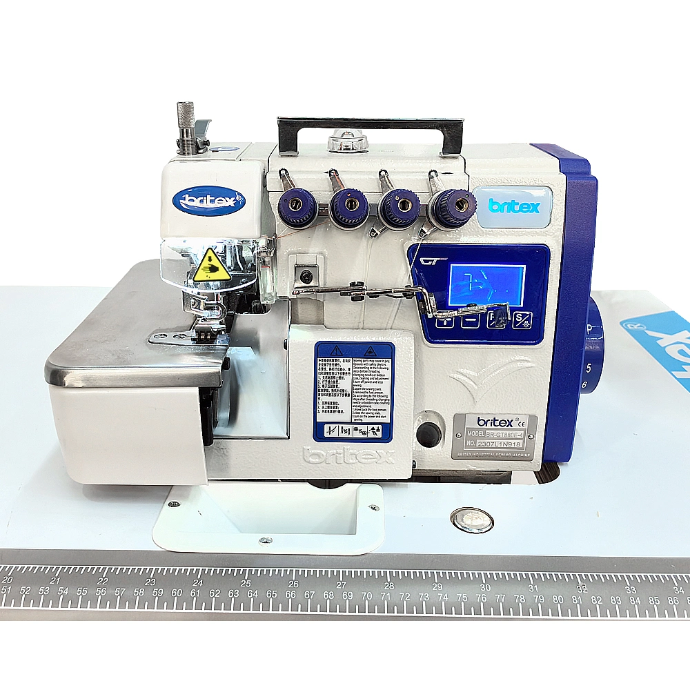 China Britex Br-Gt880e-4 High Speed Direct Drive 4 Thread Industrial Overlock Sewing Machine