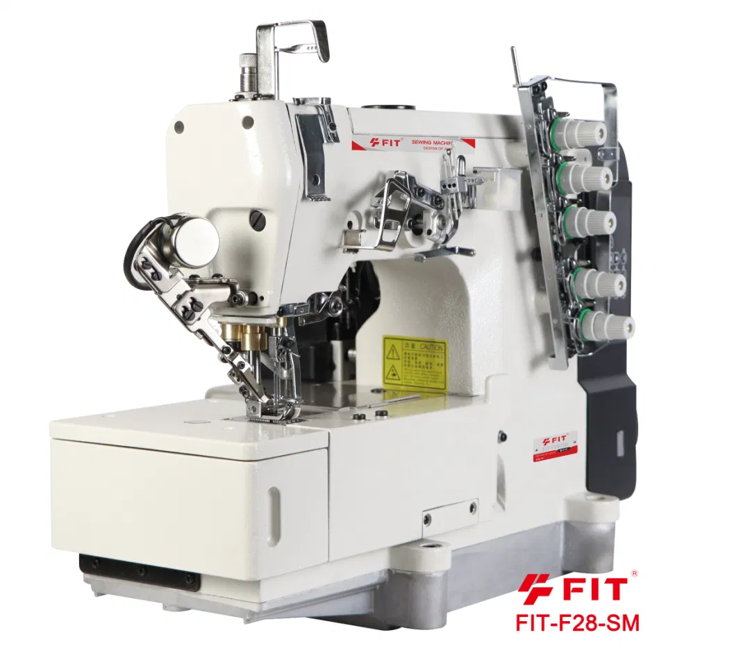 Fit-F28-Sm High Speed Flatbed Stepping Motor Interlock Sewing Machine