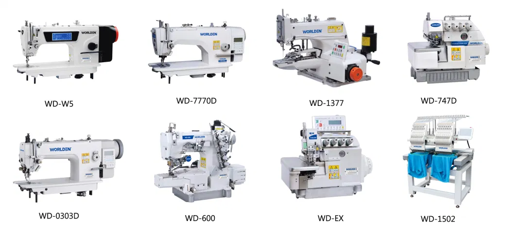 Wd-5200d High Speed Side Cutter Lockstitch Industrial Sewing Machine