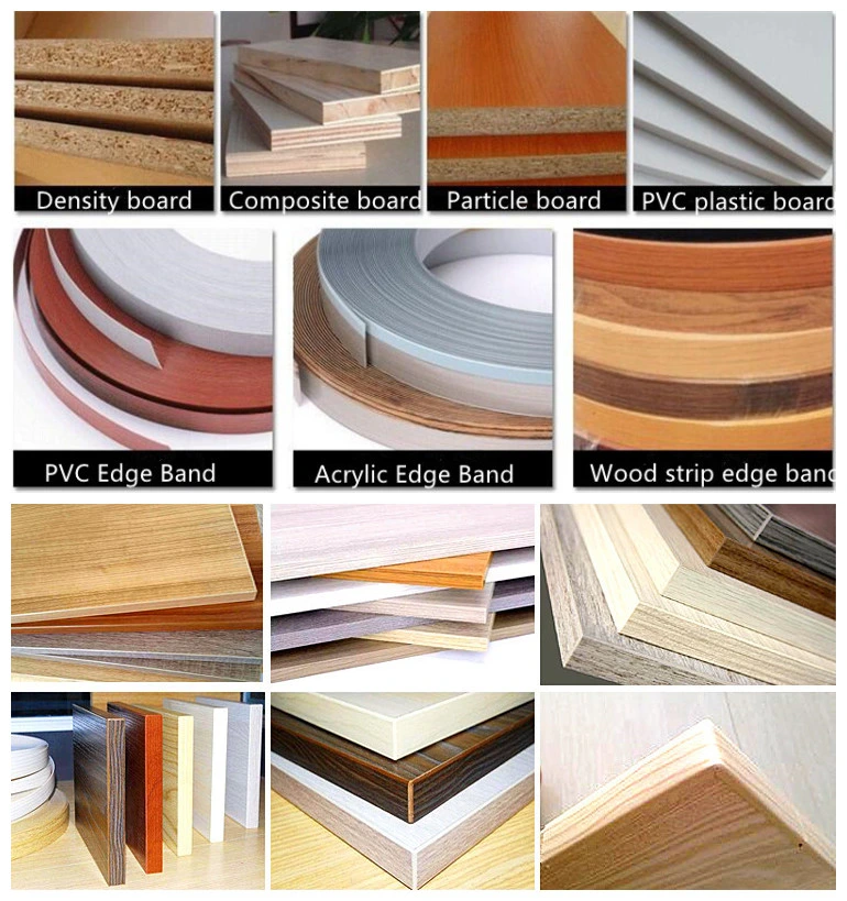 Wooden Furniture Edge Banding Edge Bander Trimmer for MDF PVC ABS Edging