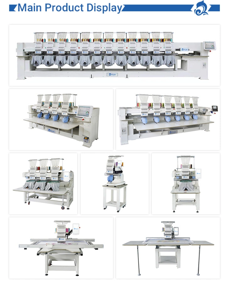 Fuja Multi Needle Personalized Flat Embroidery Computerized Embroidery Machine Price