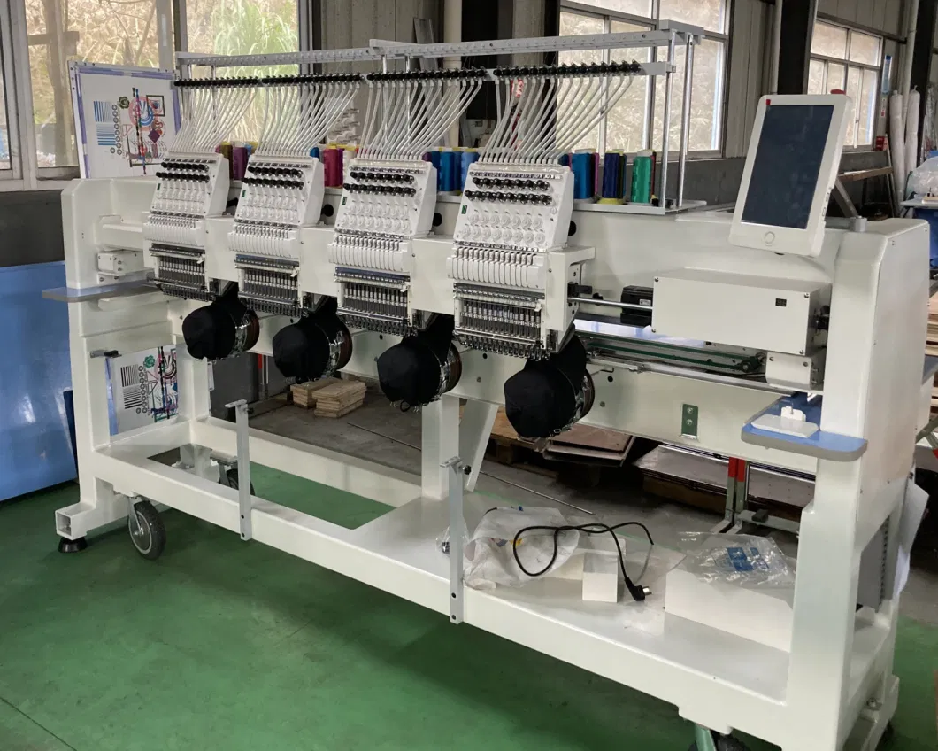 Kqm Factory 4 Head Multi Needle Computer Sewing Machine Embroidery Machine in China