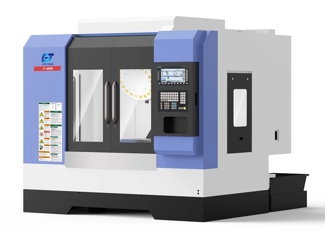 Jtc Tool Automatic Thread Tapping Machine China Factory Benchtop CNC Mill 0.01mm Positioning Accuracy T800 High Speed Drilling and Milling Machining Center