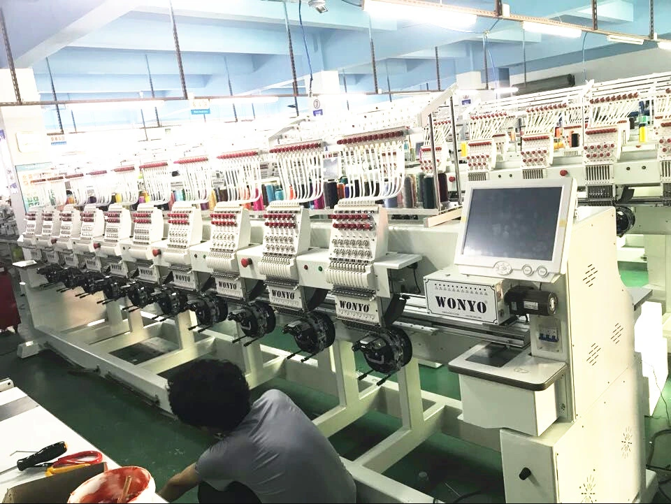 2019 Multi Head Computerized Tajima Embroidery Monogramming Machine for Cap