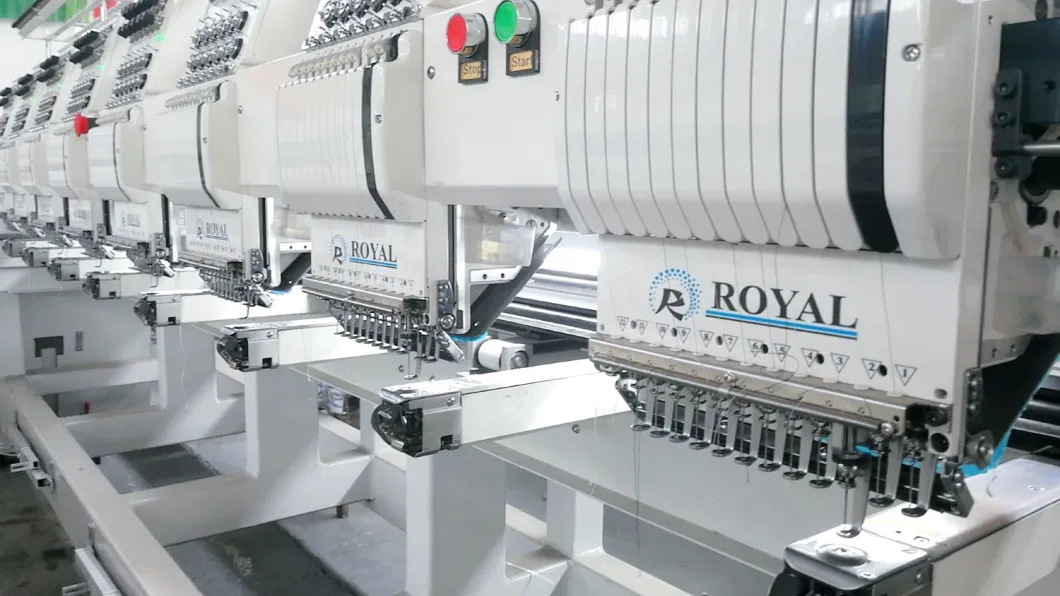 Multi Heads Tubular Embroidery Machine High Speed