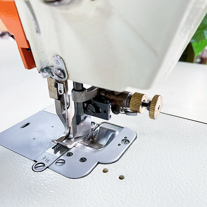 Heavy Duty Industrial Sewing Machine with Upper and Lower Compound Feed Side Cutter