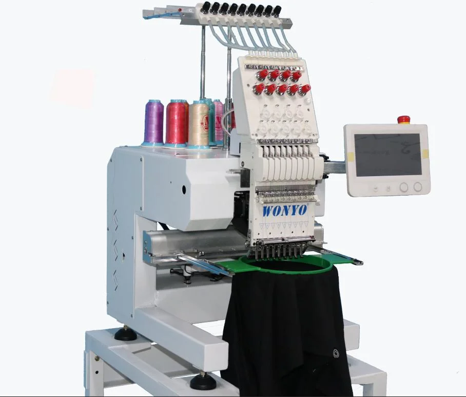 Single Head Embroidery Machine with Cording Device