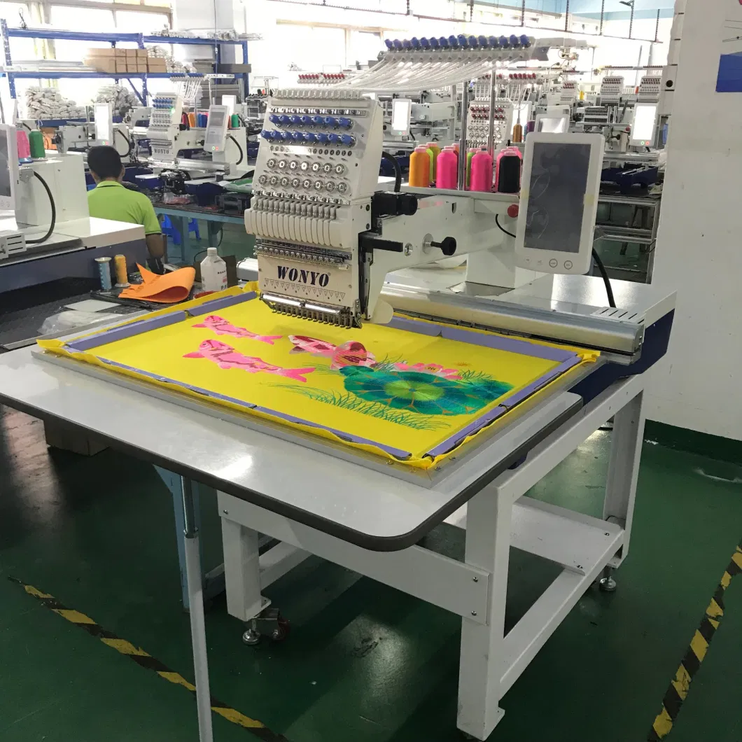 Single Head Embroidery Machine with Cording Device