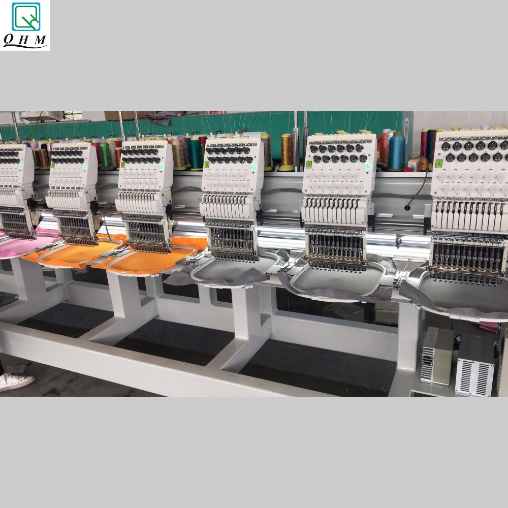 High Quality 6 Heads Computerized Embroidery Machine Automatic Thread Cutting Sequence Embroidery Machine