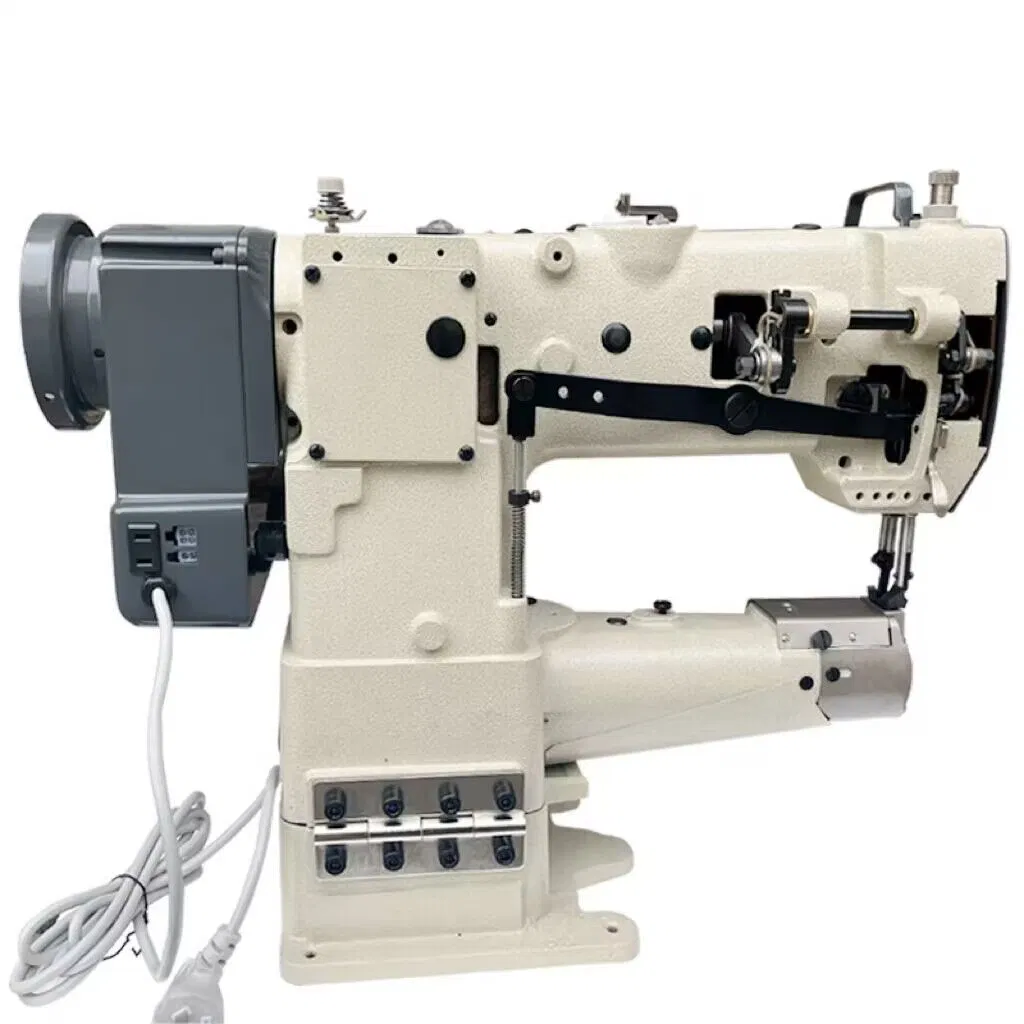 Direct Drive Single Needle Cylinder Bed Compound Feed Heavy Duty Sewing Machine with Binder and Cutter