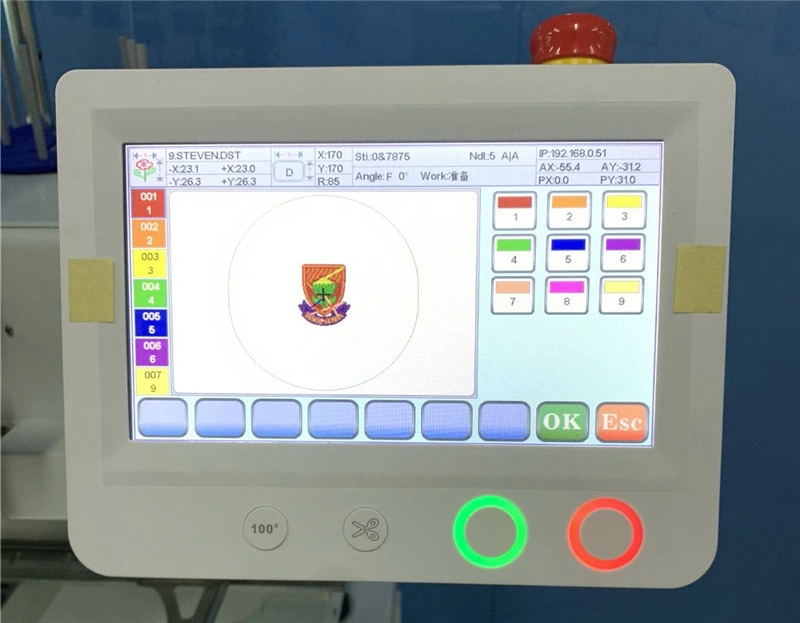 Single Head Wanyang Cording Device for Embroidery Machine 12 Needles