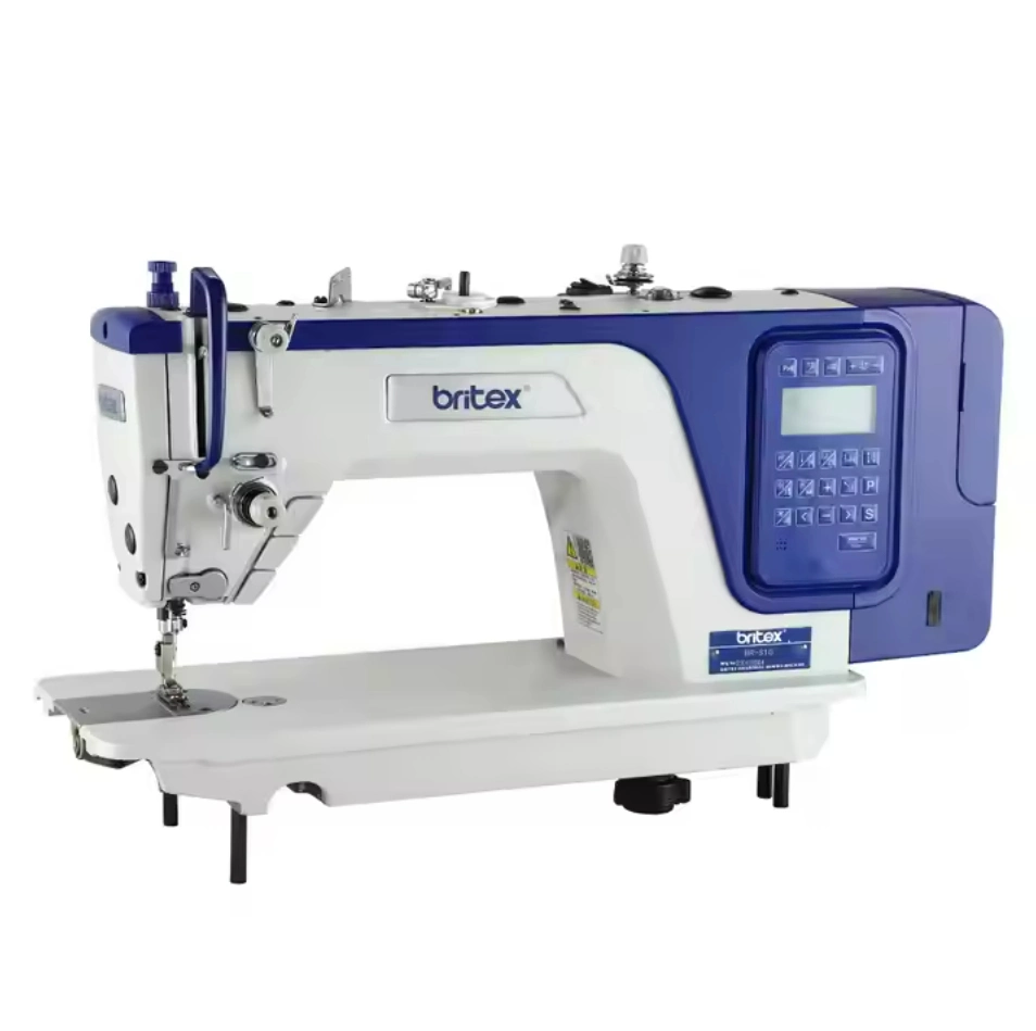 Best Selling Britex Br-S10-D6 Stepmotor Automatic Lockstitch Industrial Sewing Machine Pattern Stitch