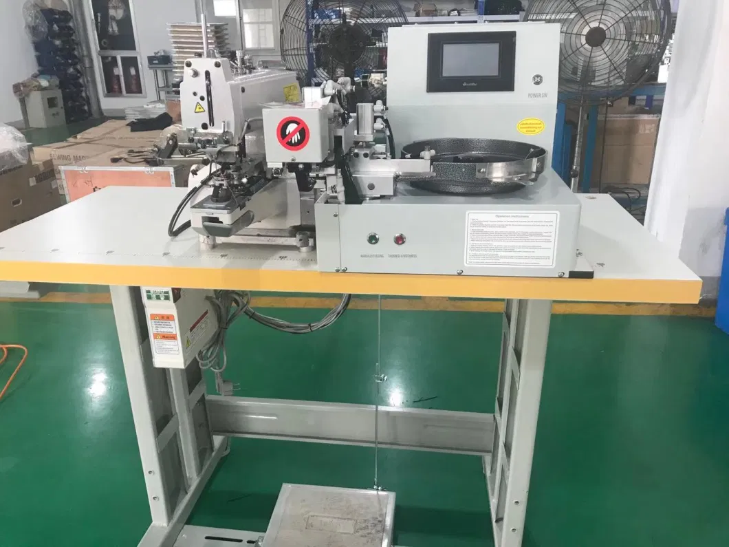 Computerized Industrial High Speed Button Sewing Machine with Automatic Button Feeding Device