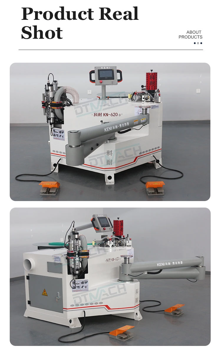 Dtmach Kn-620-3 Furniture Semi Automatic Multifunctional Edge Banding Machine with Trimmer