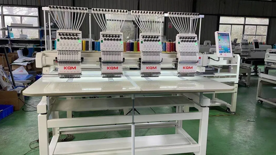 Kqm Factory 4 Head Multi Needle Computer Sewing Machine Embroidery Machine in China