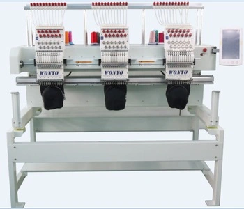 Wonyo 3 Heads Sewing Machine Industrial Computer Embroidery Machine Price