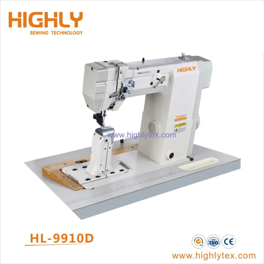 Hl-592 Computerized Post Bed Heavy Duty Leather Shoes Sewing Machine