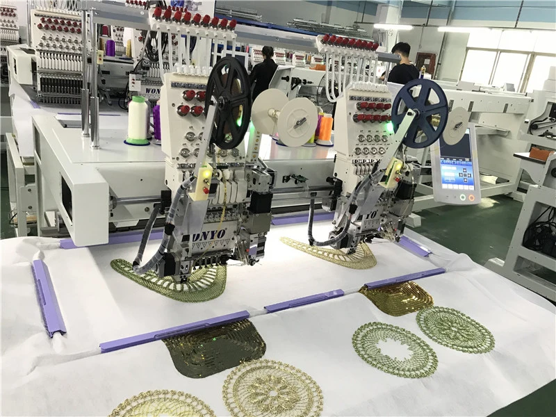 Industrial Computer Cording Embroidery Machine Price 12-15 Colors, Not Maya Embroidery Machine