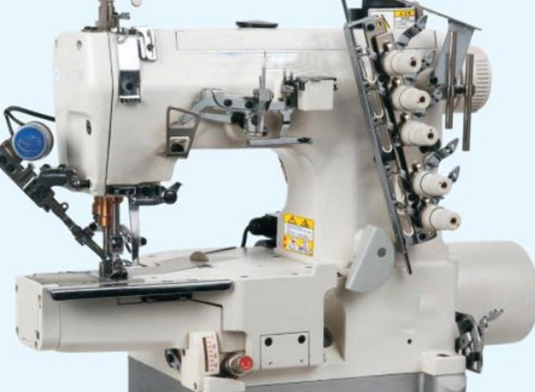 Cylinder-Bed Plain Seam Industrial Interlock Sewing Machine for Car Upholstery