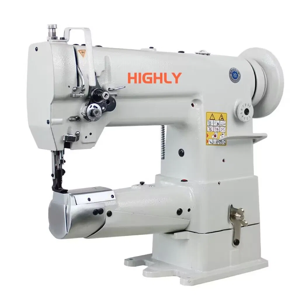 Direct Drive Single Needle Cylinder Bed Compound Feed Handbag Sewing Machine with Binder and Cutter